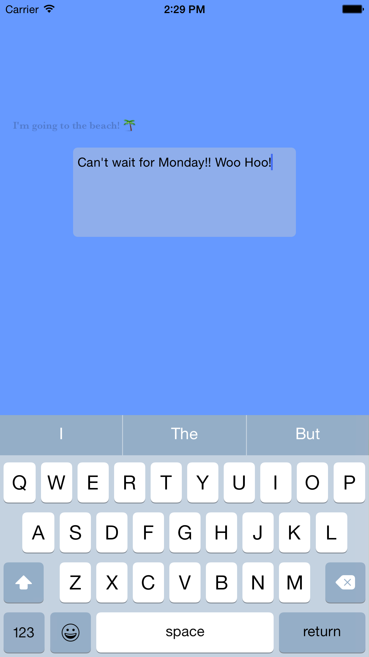 Chatter Cloud screenshot