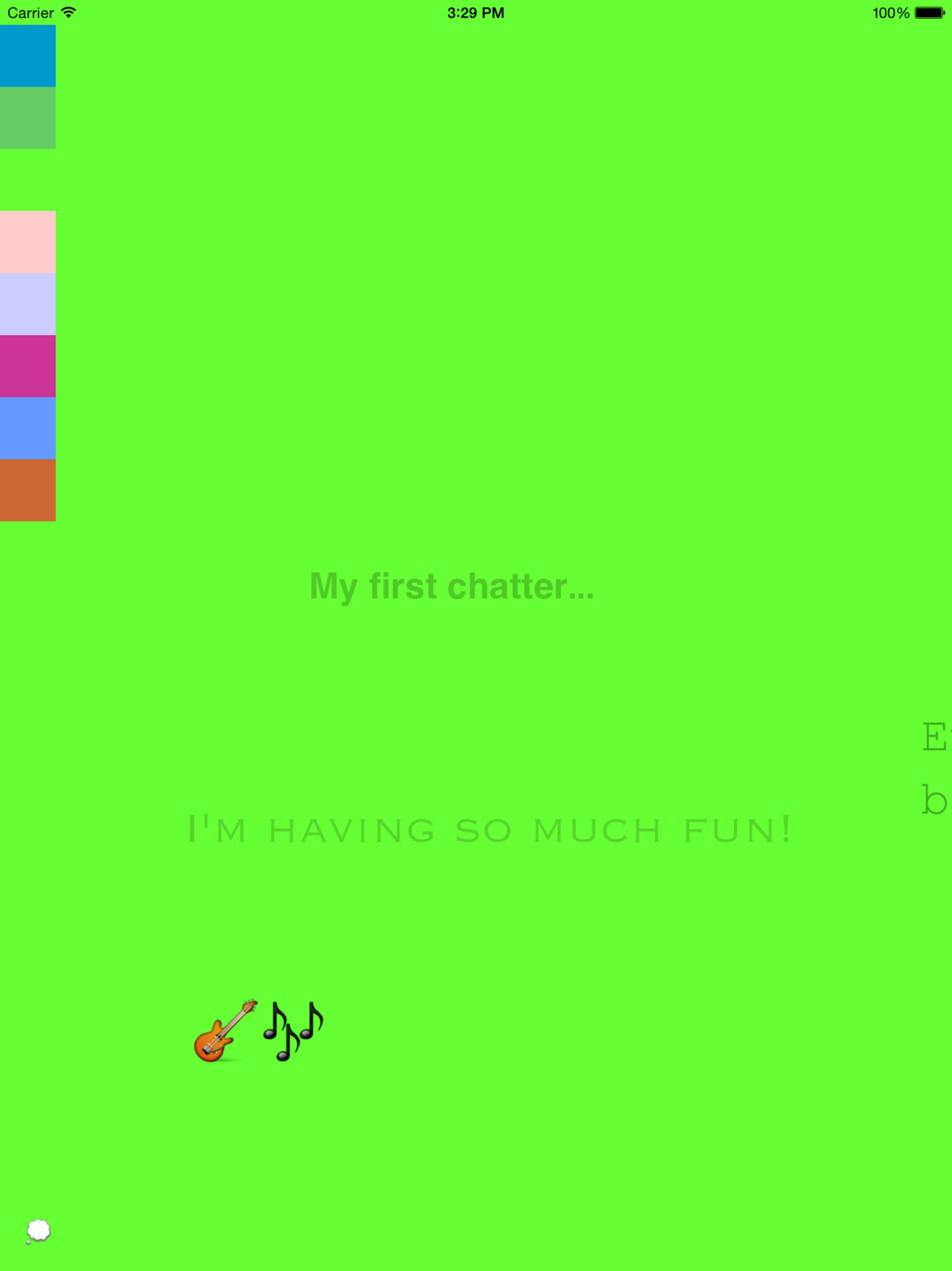 Chatter Cloud screenshot