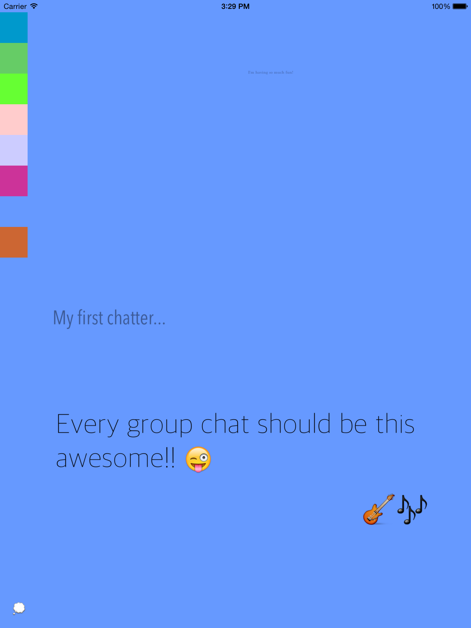 Chatter Cloud screenshot