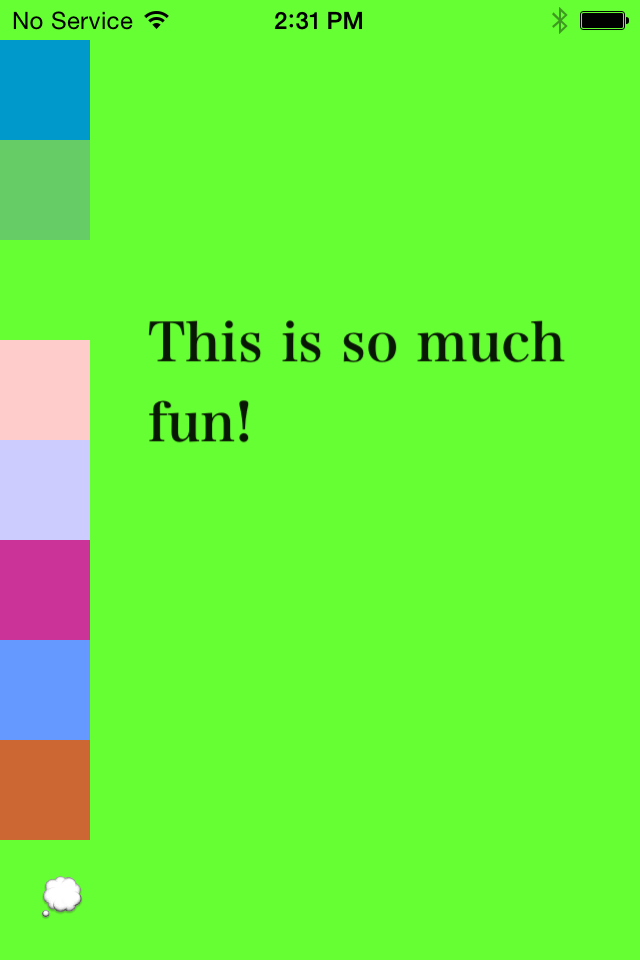 Chatter Cloud screenshot