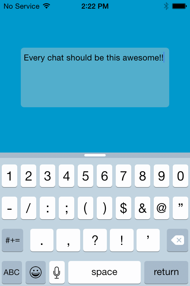 Chatter Cloud screenshot
