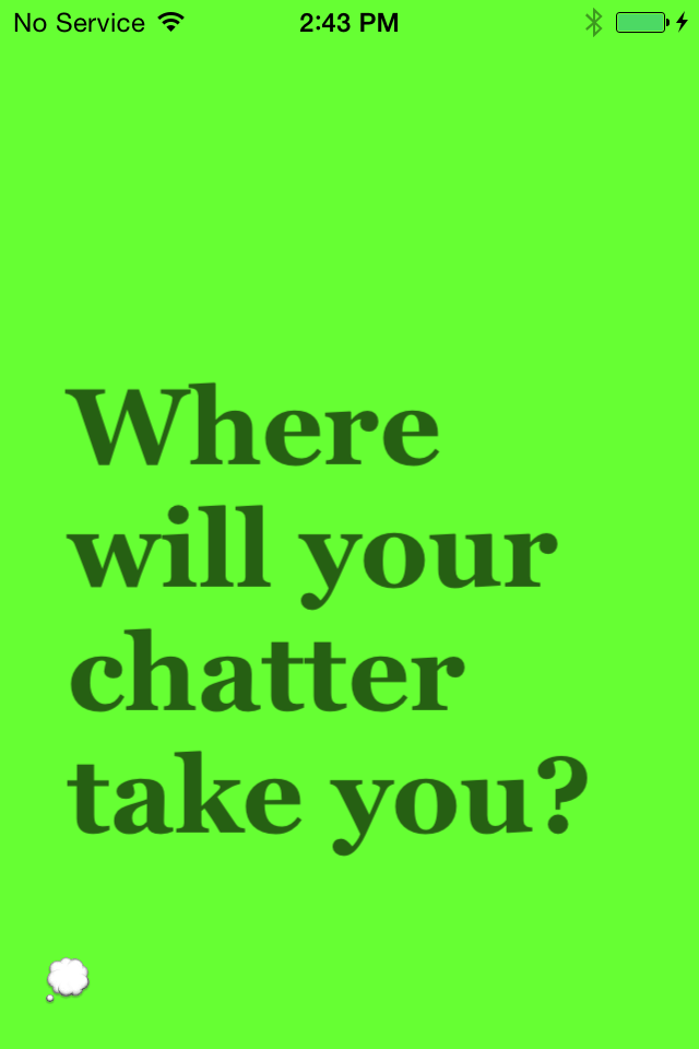 Chatter Cloud screenshot