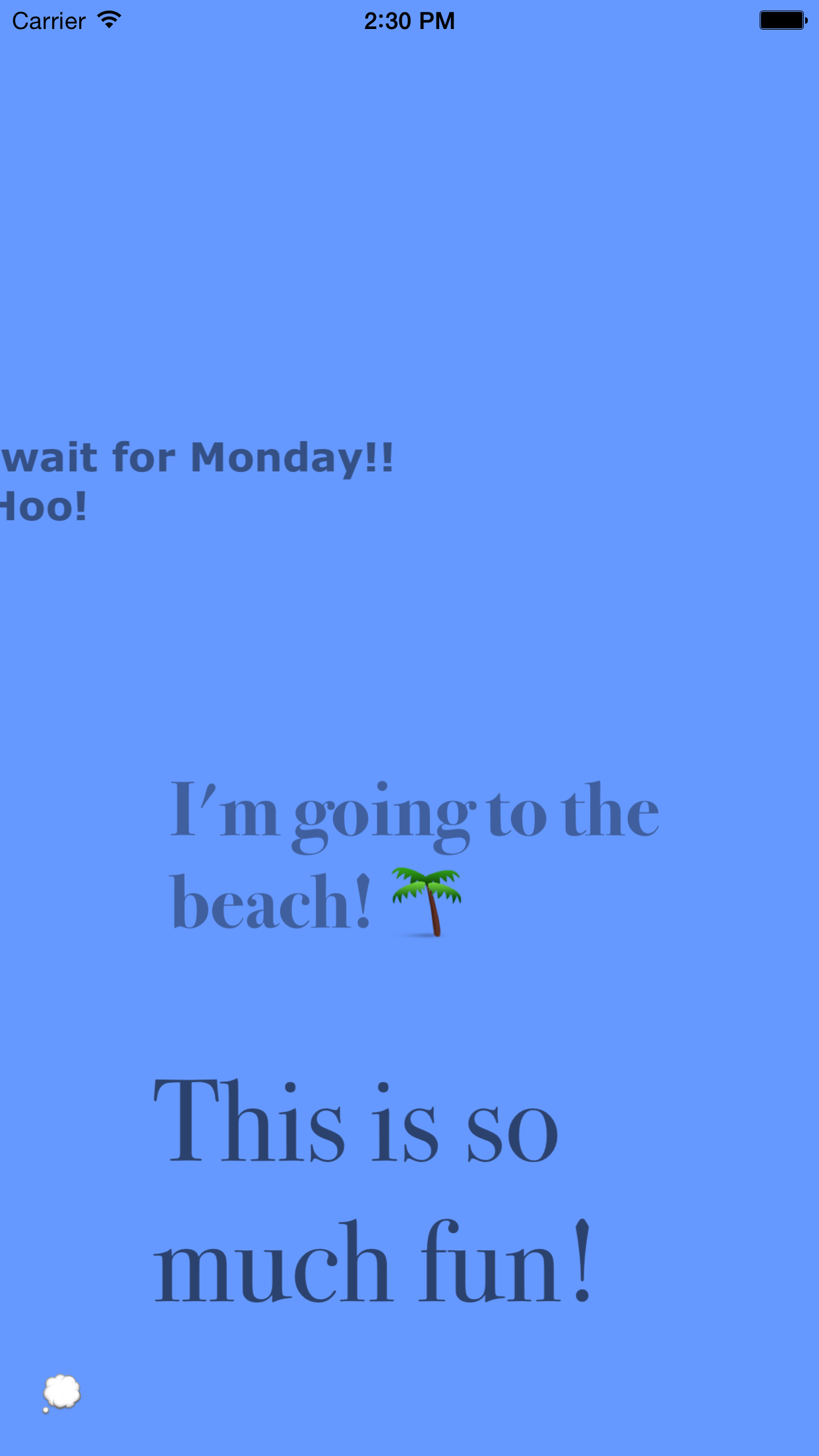 Chatter Cloud screenshot